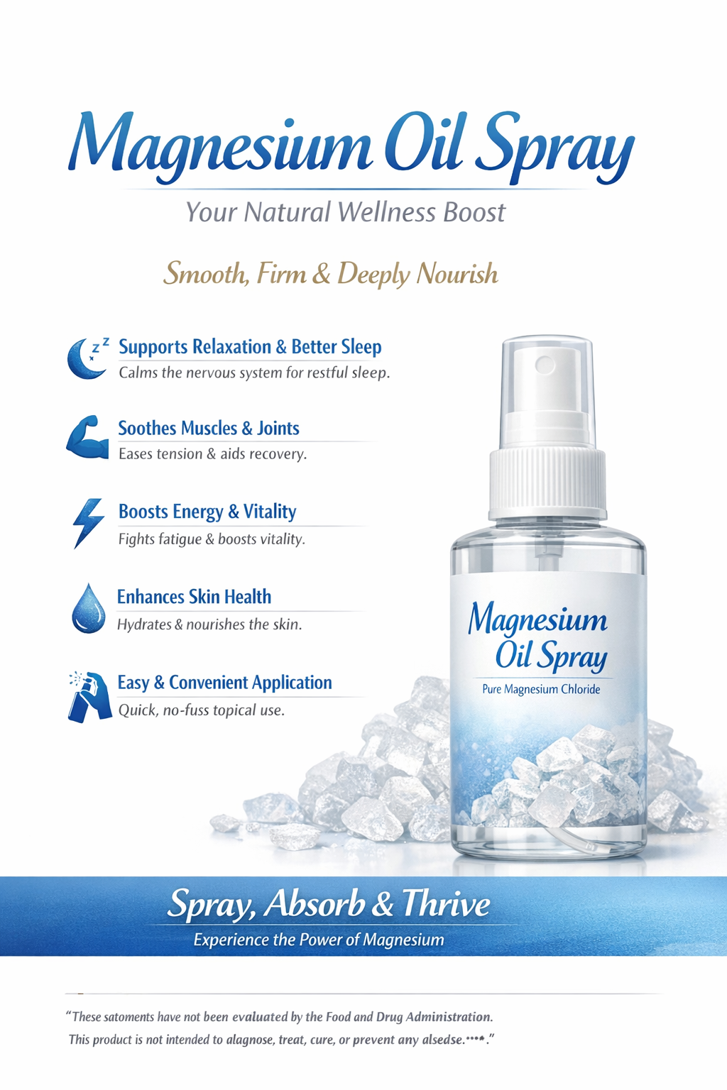 Vaporisateur FlexEase — Spray d'Huile de Magnésium