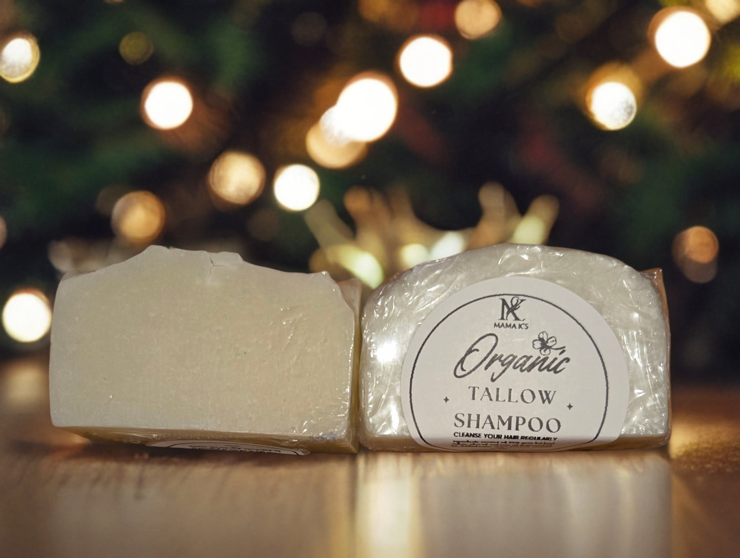 Natural tallow shampoo bar