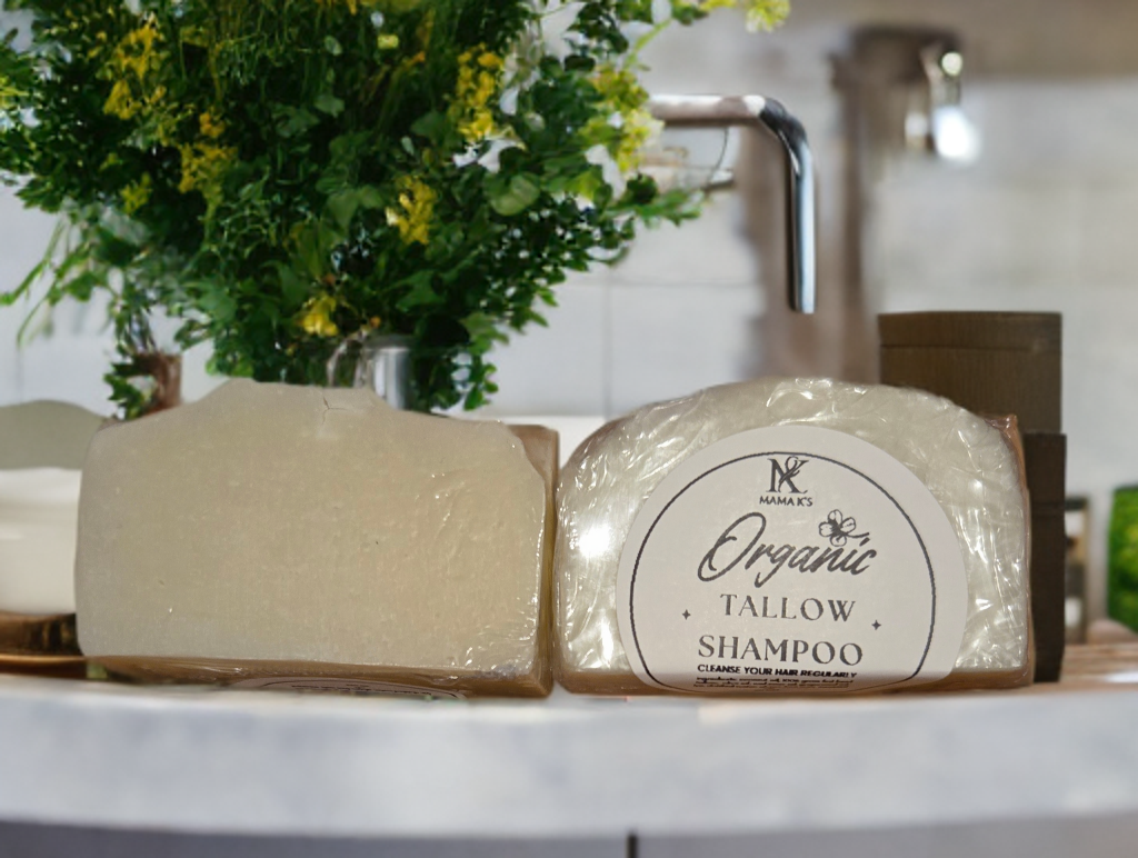 Natural tallow shampoo bar