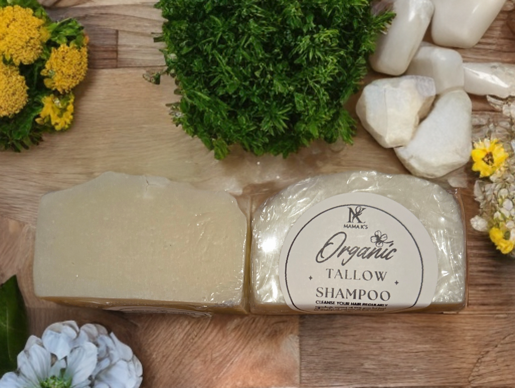 Natural tallow shampoo bar