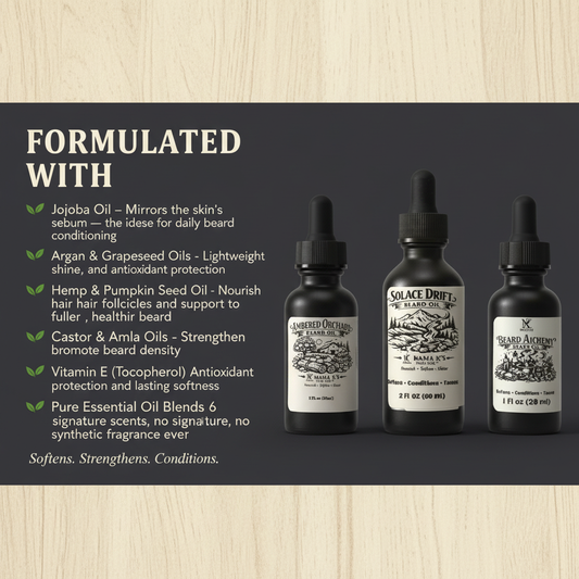 Beard Alchemy Beard Oil — Formulated With with product photo