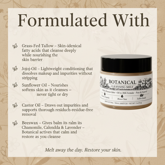 Botanical Cleansing Melt Formulated With