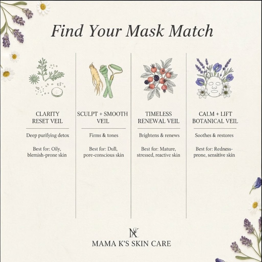 Maschera Viso in Tessuto Velo Calmante + Sollevante Botanico