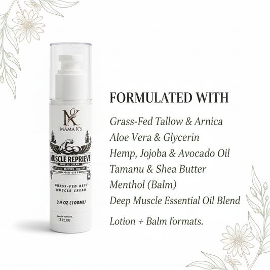 Muscle Reprieve Formulated With tile