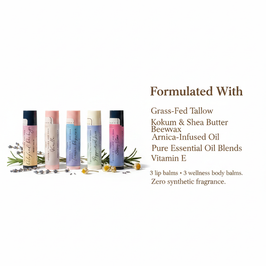 Lip & Body Balms Formulated With tile