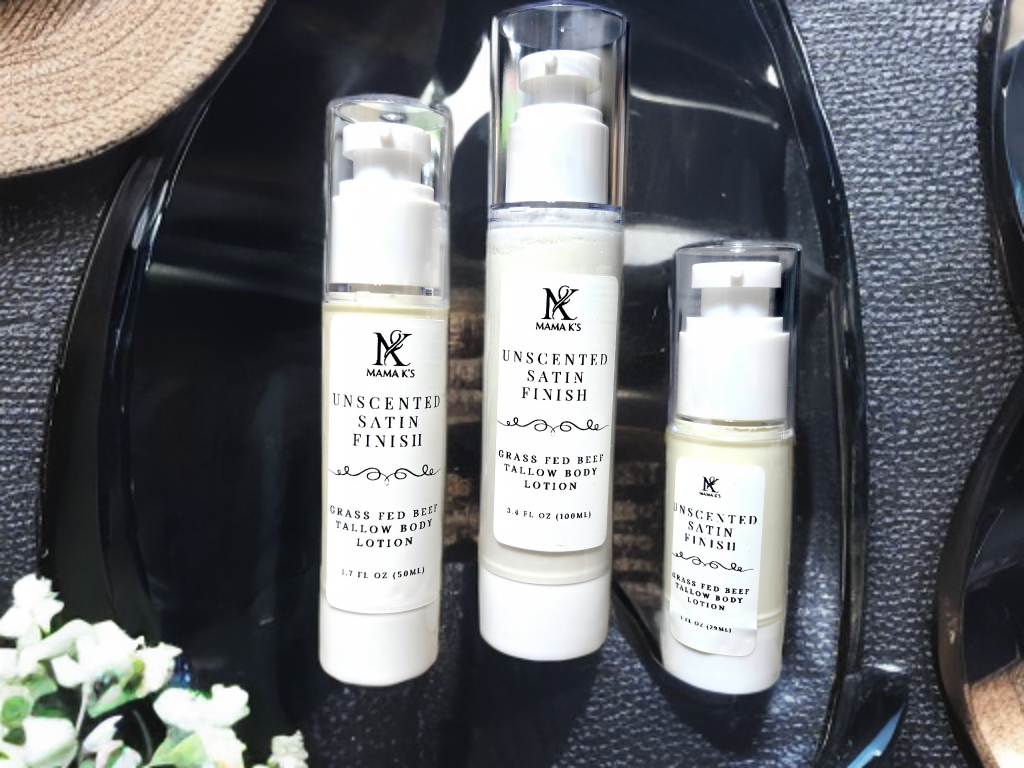 Satin finish - body lotion