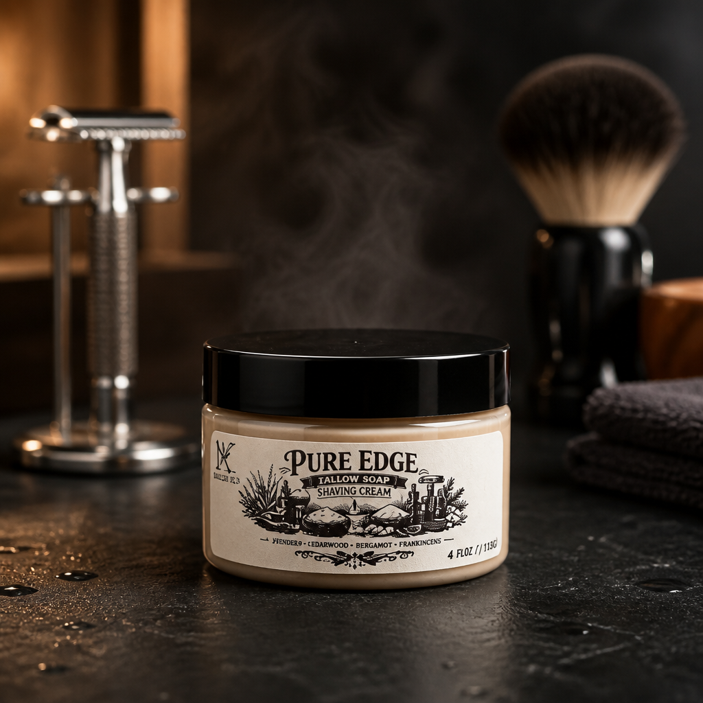 Crema da barba Pure Edge al tallow