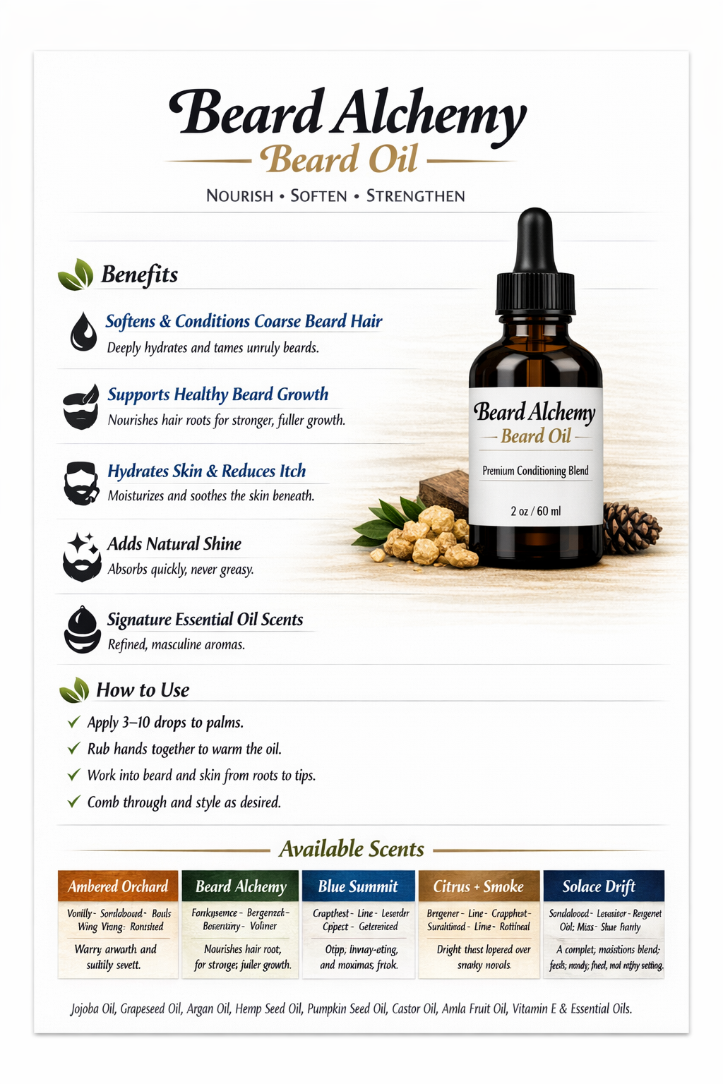 Huile à Barbe Beard Alchemy