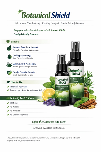 Botanical Shield — Natürliches Insektenschutzspray