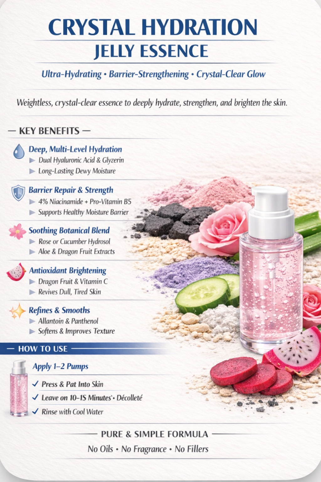 Essence-Gel Cristallin Hydratation Intense — Masque-Gel Hydratant Intense