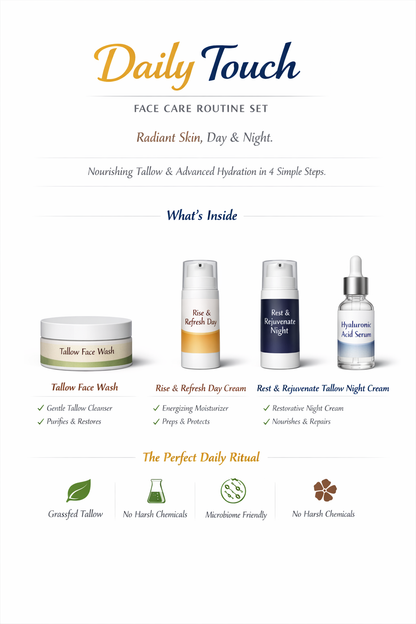 Daily Touch — Kit Complet de Soins Naturels pour le Visage