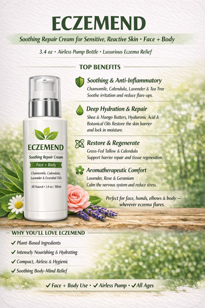 Eczemend — Natürliche Ekzem-Linderung Creme