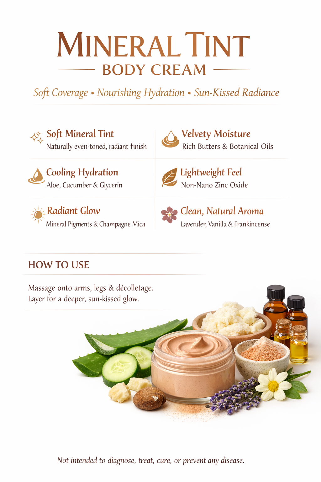 Solar Shield — Getönte Mineralcreme Rein Natürlichen Ursprungs