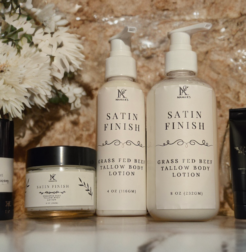 Satin finish - body lotion