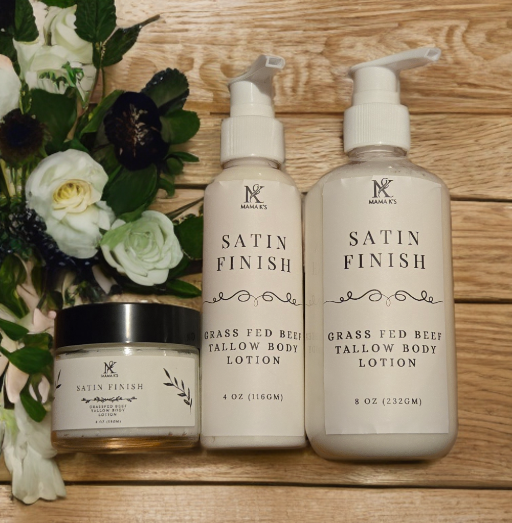 Satin finish - body lotion