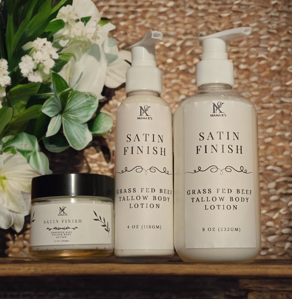 Satin finish - body lotion
