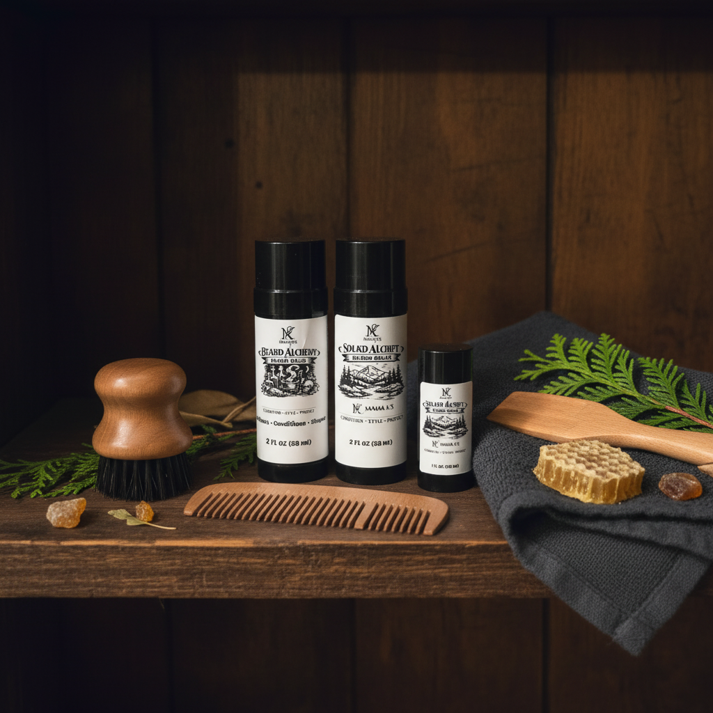 Beard Alchemy Beard Balm cozy lifestyle