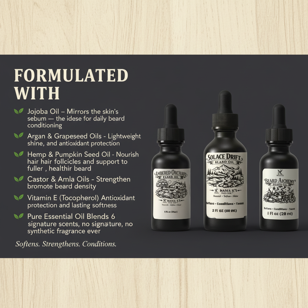 Beard Alchemy Beard Oil — Formulated With with product photo