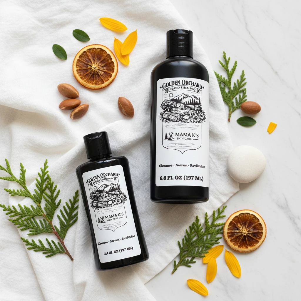 Beard Alchemy Beard Shampoo clean hero shot