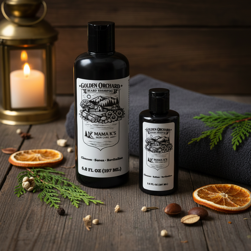 Beard Alchemy Beard Shampoo cozy lifestyle