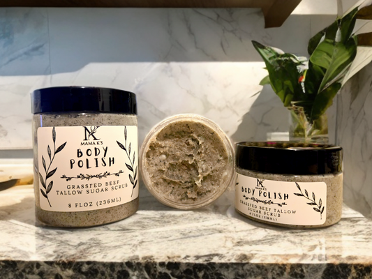 Body polish - tallow body scrub