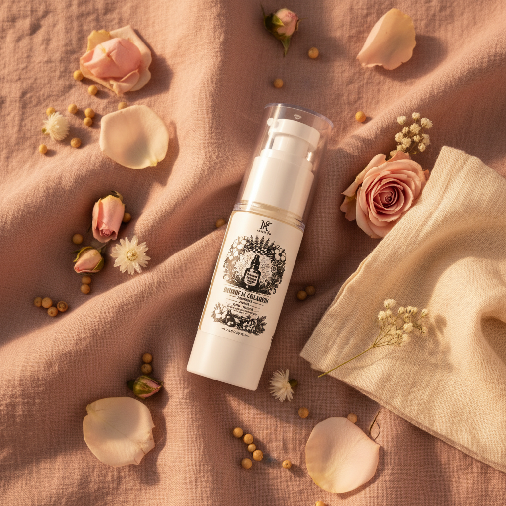 Botanical Collagen Support Serum cozy lifestyle