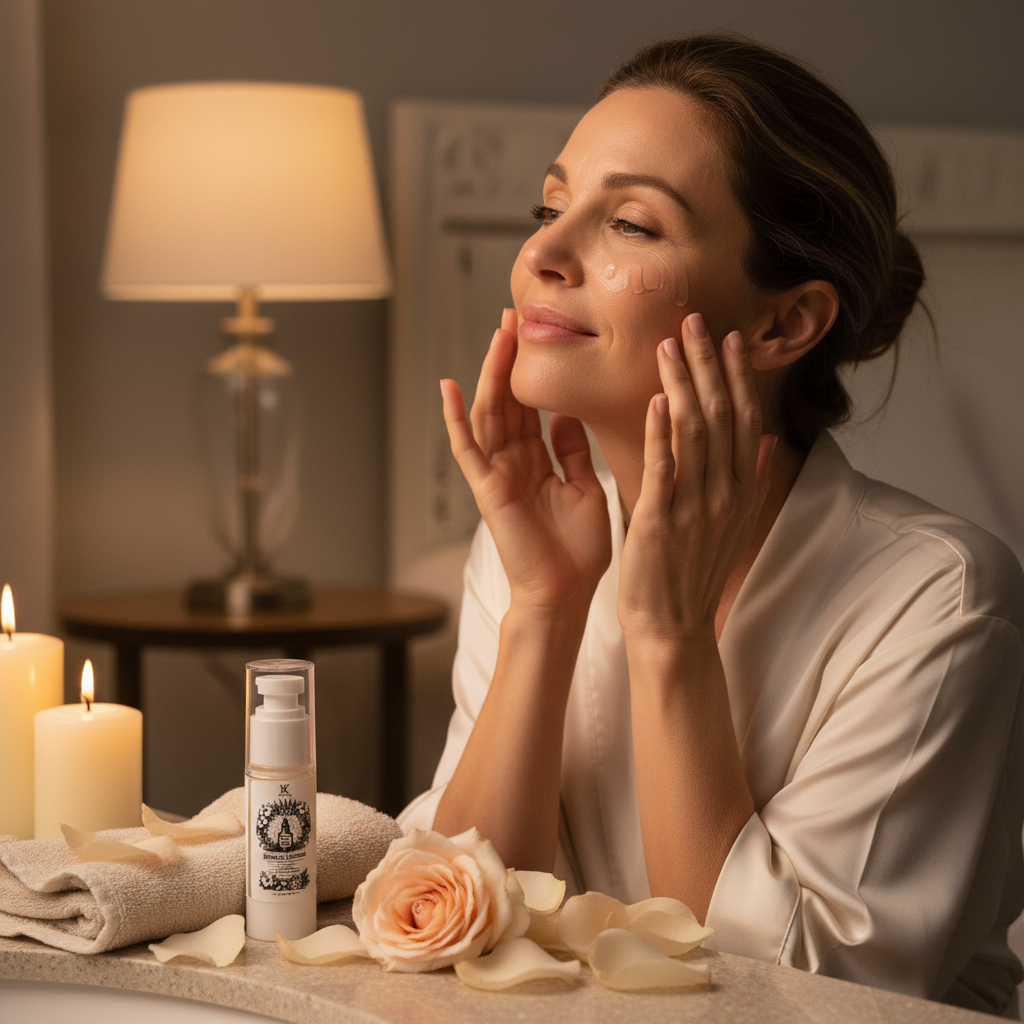 Botanical Collagen Support Serum model lifestyle