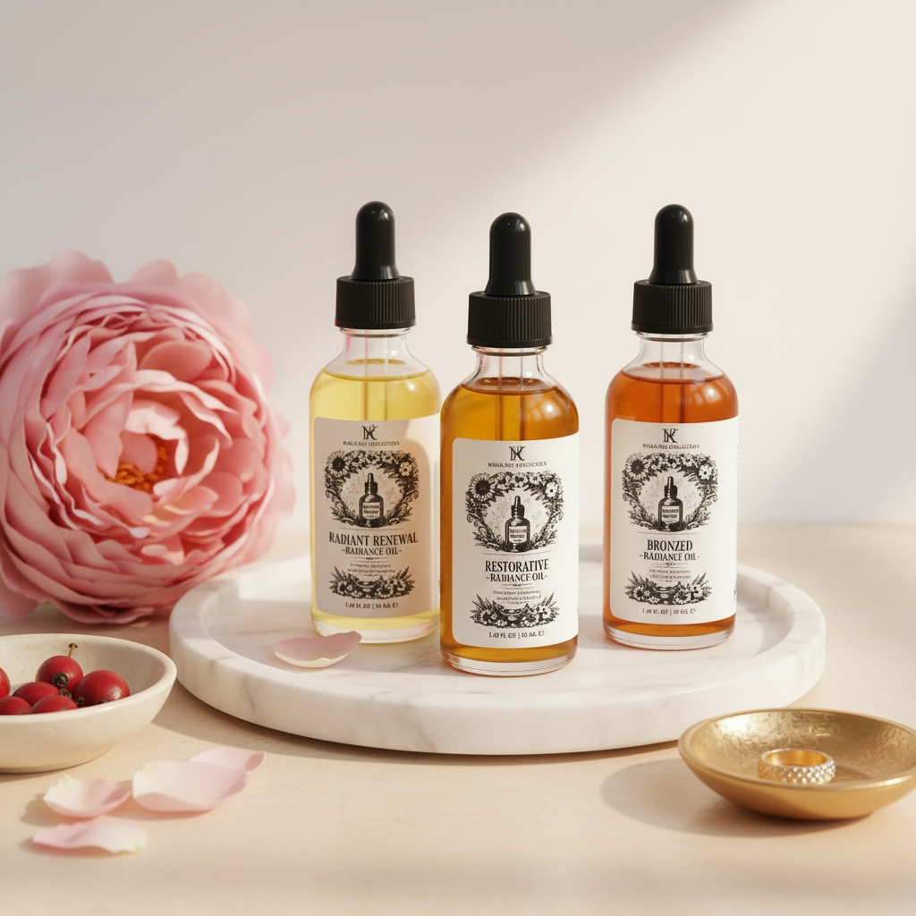 Botanical Glow Oil Deluxe Kit cozy lifestyle