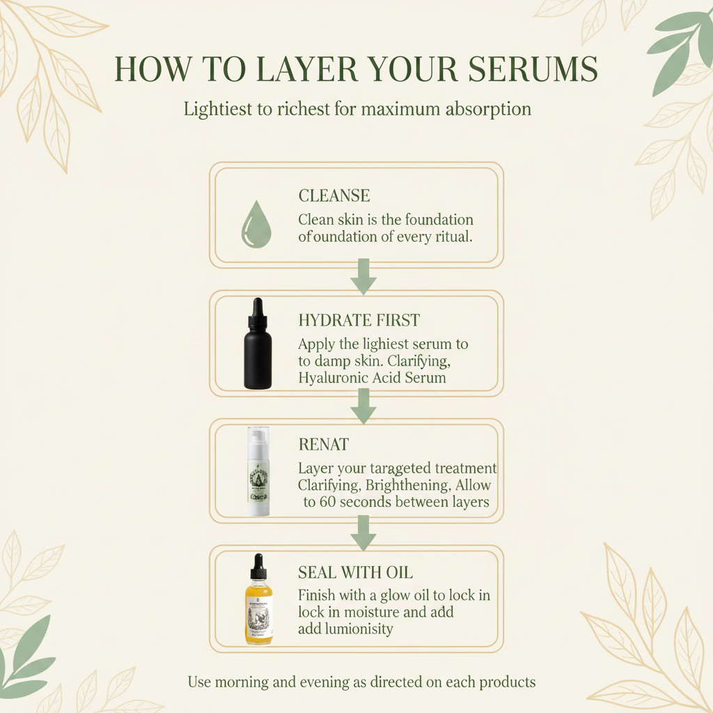 Build Your Serum Ritual layering guide