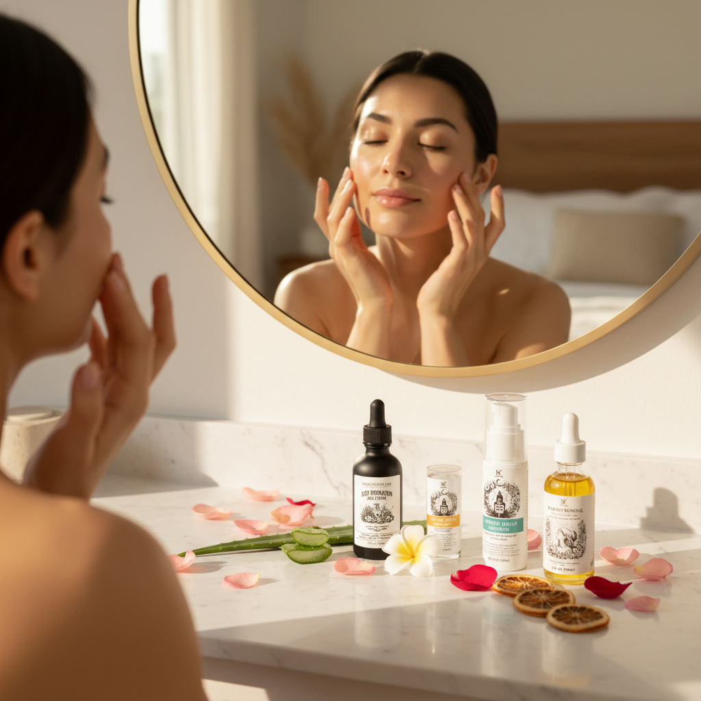 Build Your Serum Ritual model lifestyle revised