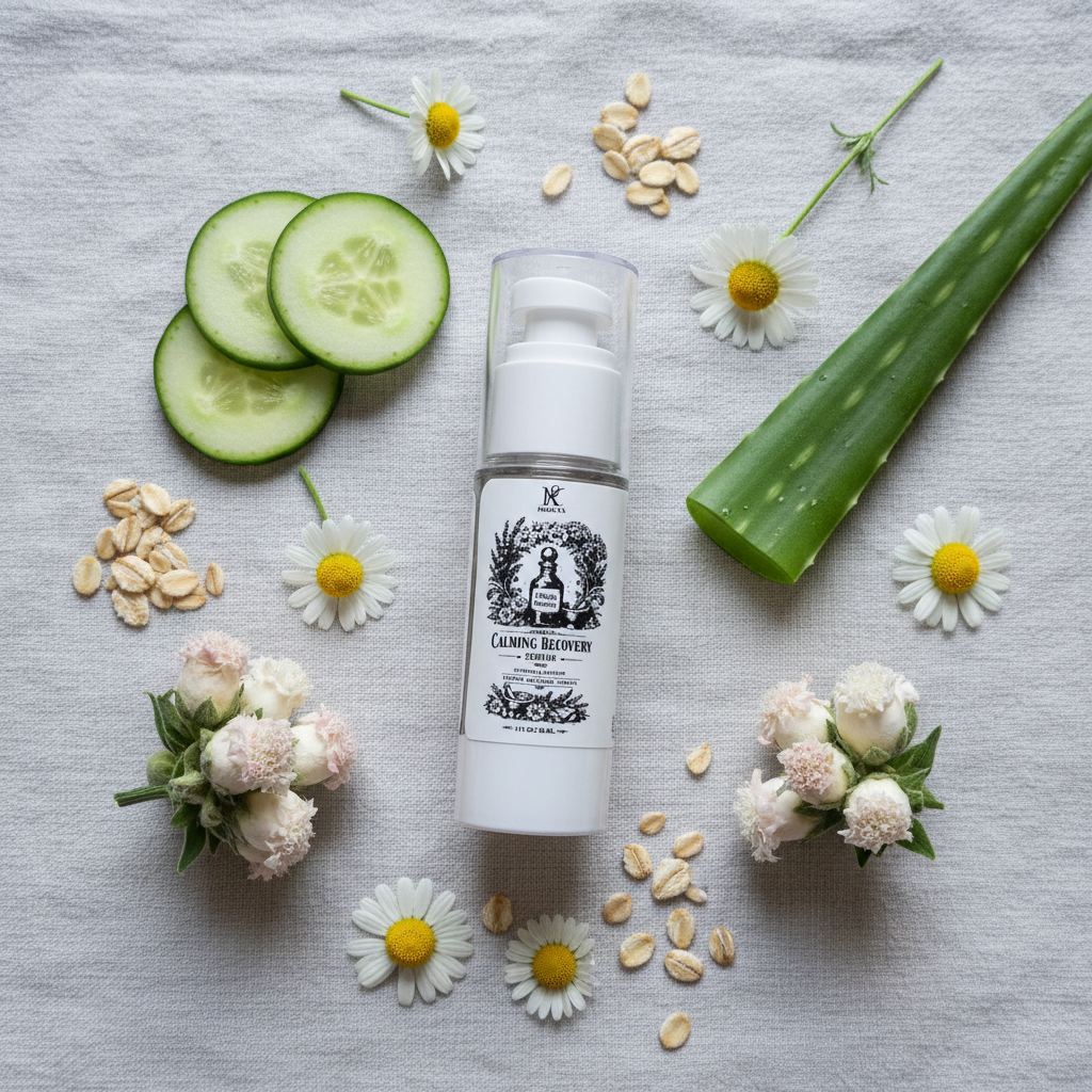 Calming Recovery Serum cozy lifestyle