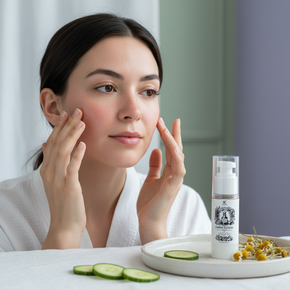 Calming Recovery Serum model lifestyle