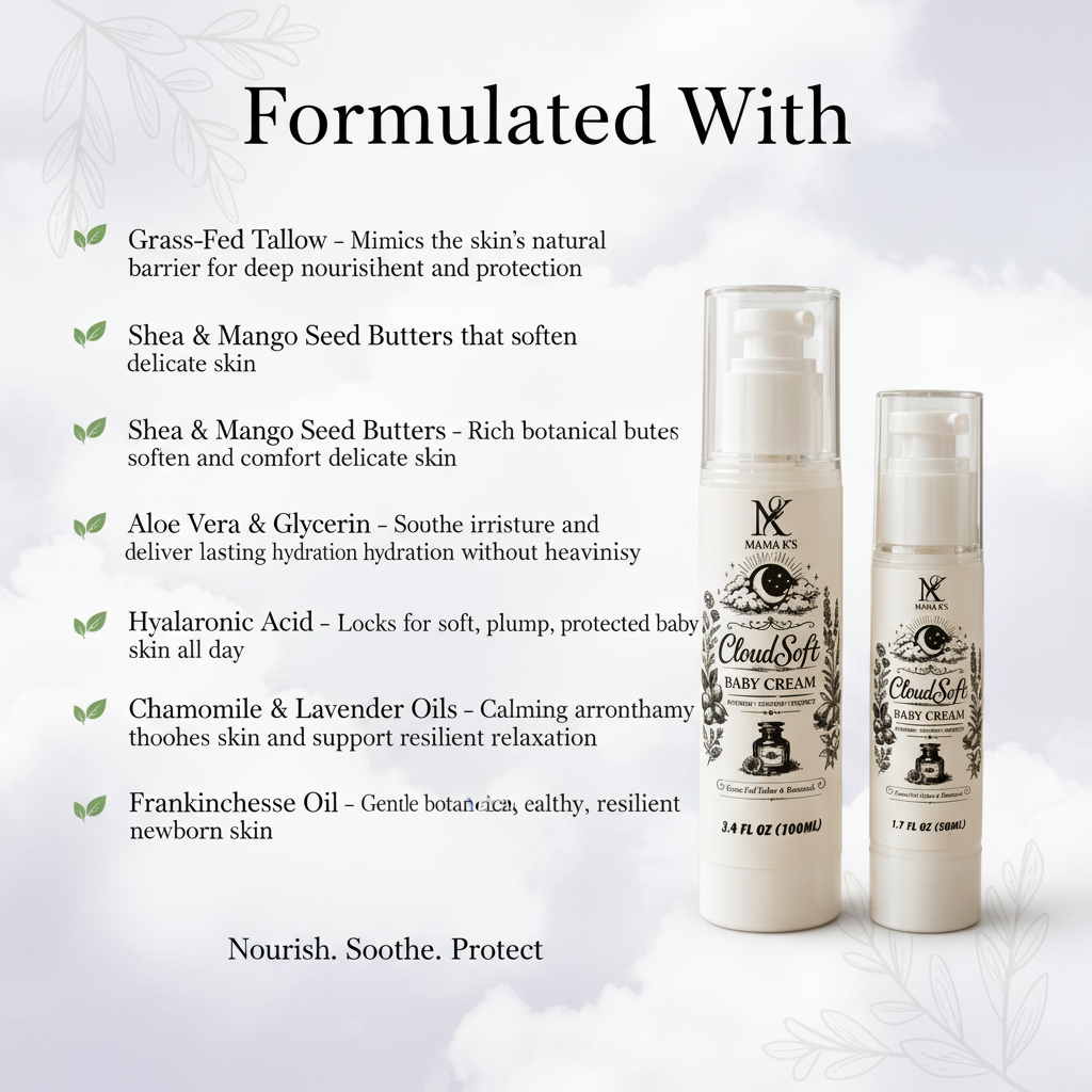 CloudSoft Baby Cream Formulated With