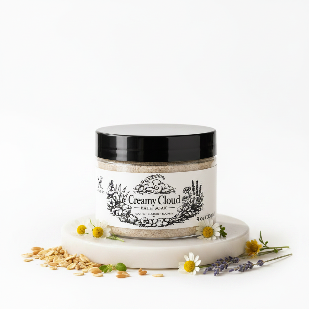 Creamy Cloud Bath Soak clean hero shot