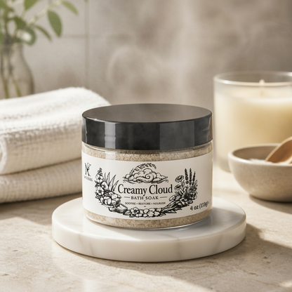 Creamy Cloud Bath Soak cozy lifestyle
