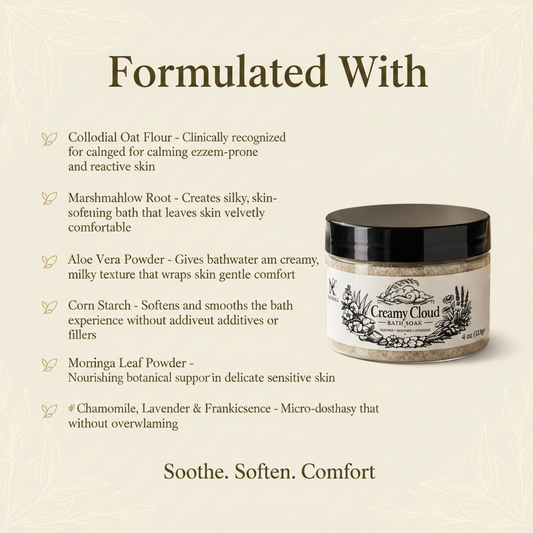 Creamy Cloud Bath Soak Formulated With