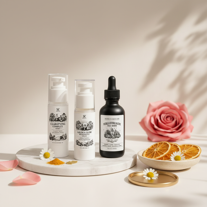 Essential Serum Trial Kit cozy lifestyle