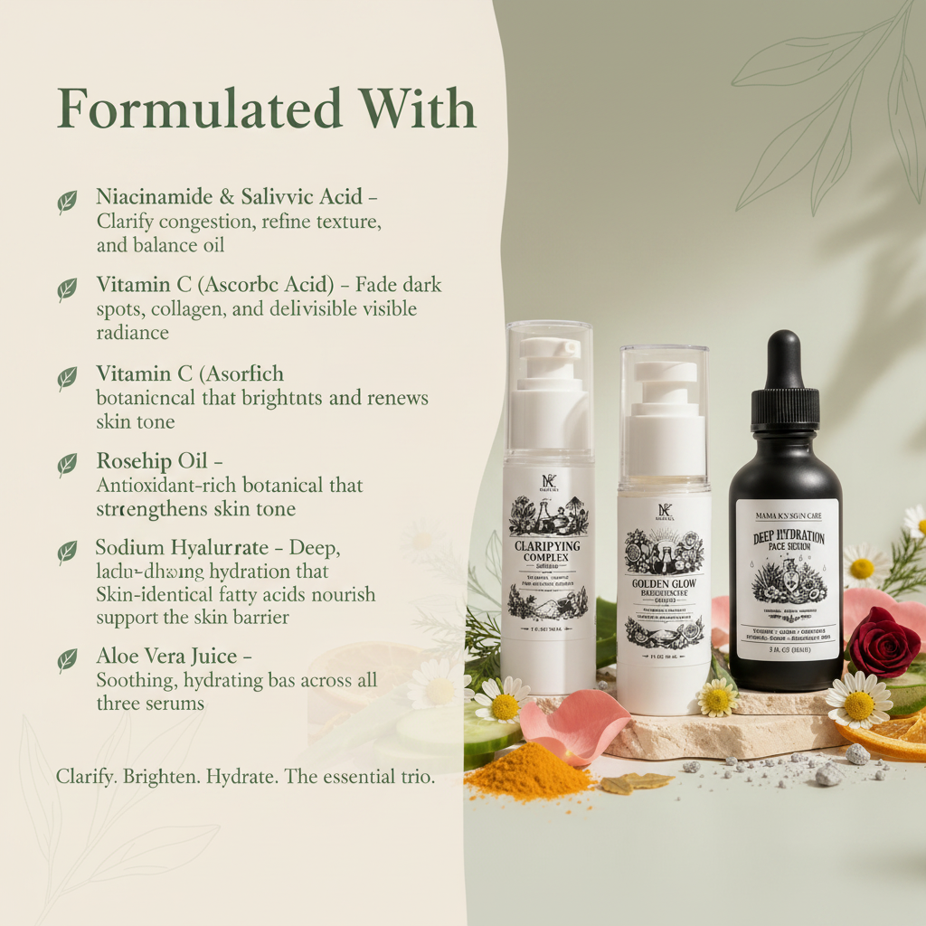 Essential Serum Trial Kit Formulated With