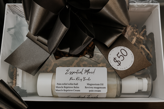 Essential Mend - pain relief gift set