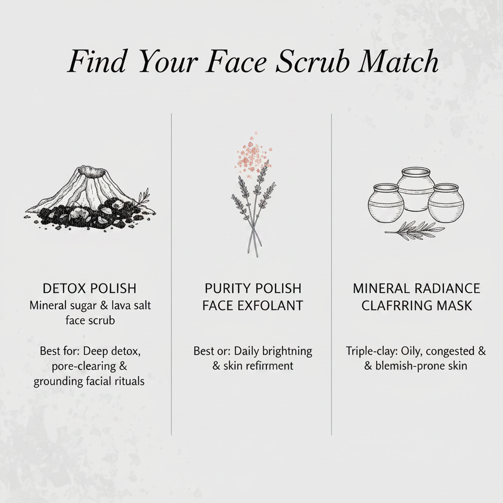 Find Your Face Scrub Match