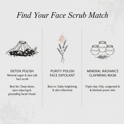 Find Your Face Scrub Match