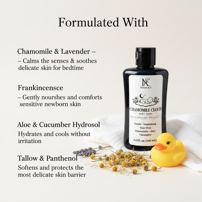 Formulated With - Chamomile Cloud Baby Wash