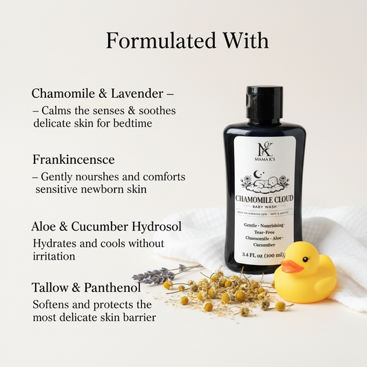 Formulated With - Chamomile Cloud Baby Wash