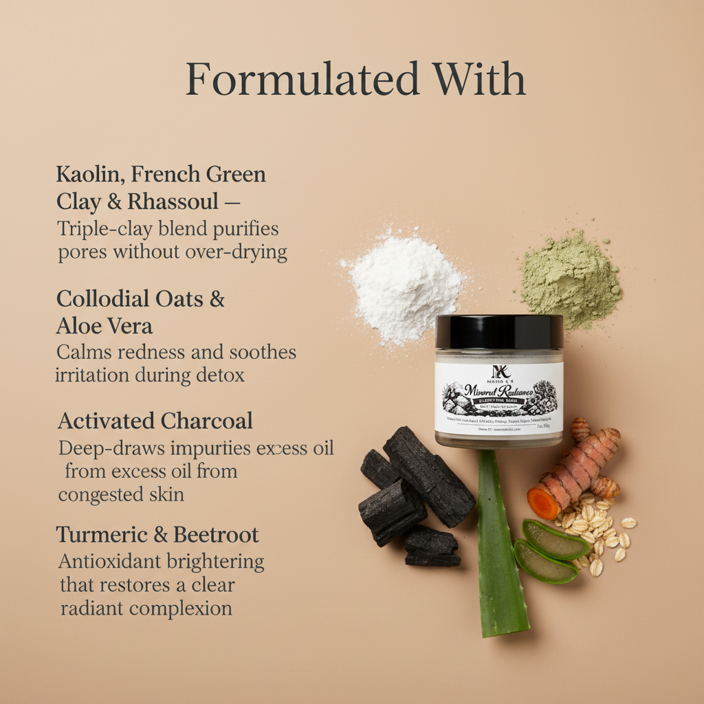 Formulated With - Mineral Radiance Clarifying Mask