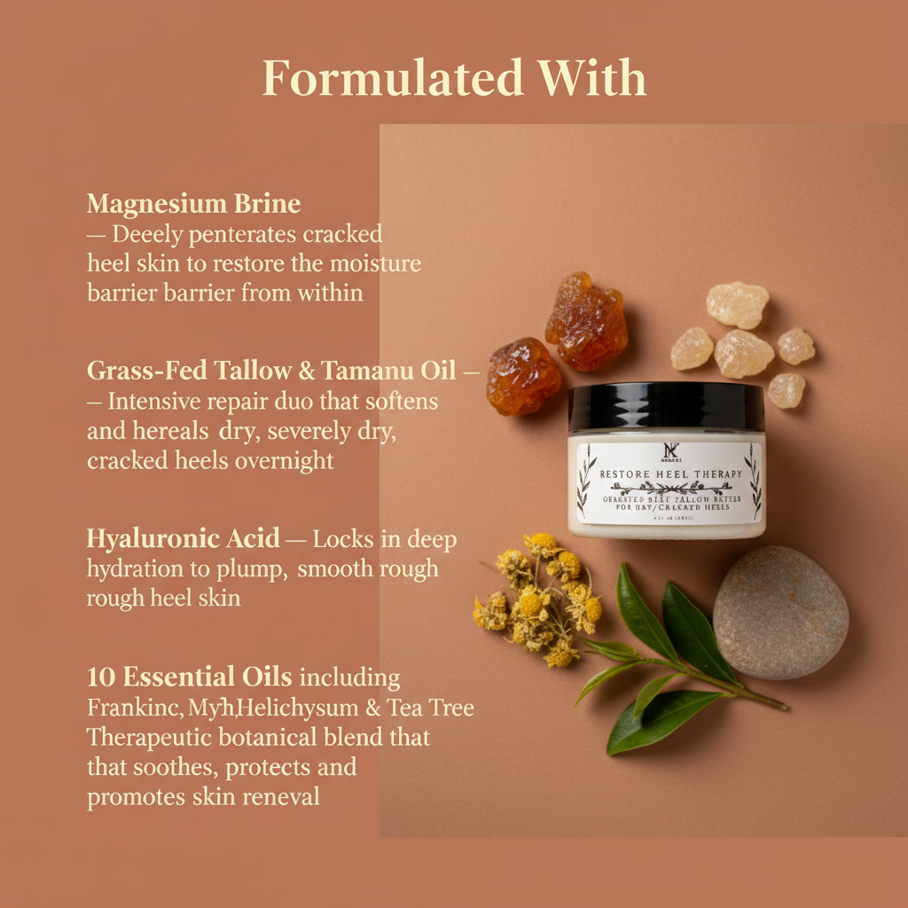Formulated With - Restore Heel Therapy
