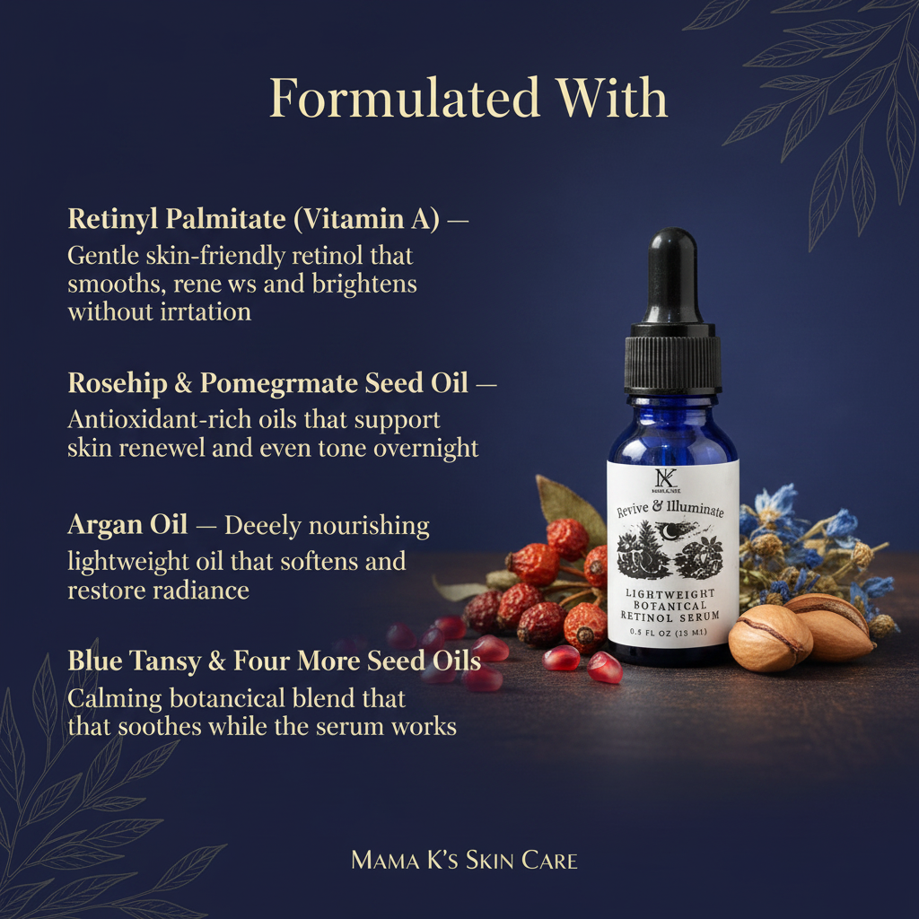 Formulated With - Revive & Illuminate Retinol Serum