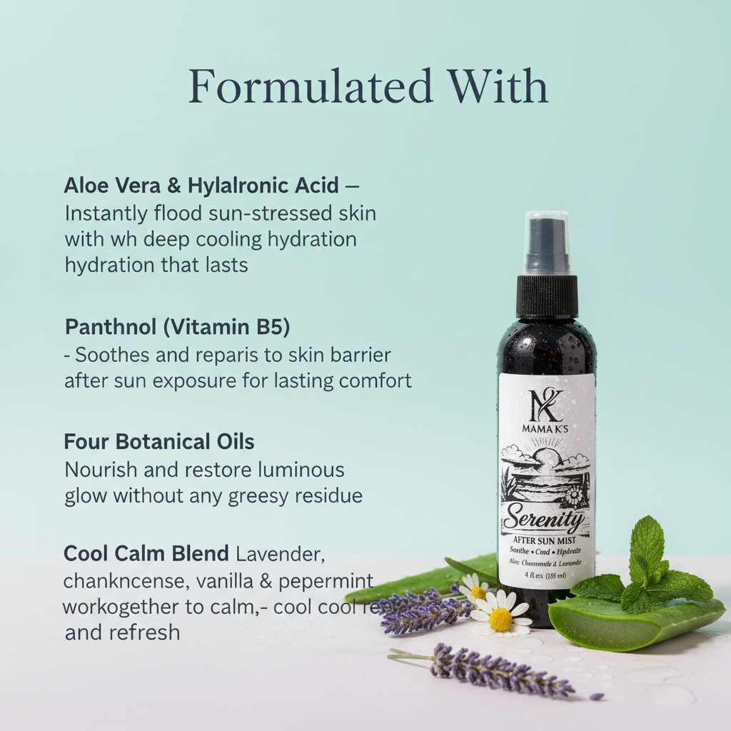 Formulated With - Serenity After-Sun Mist
