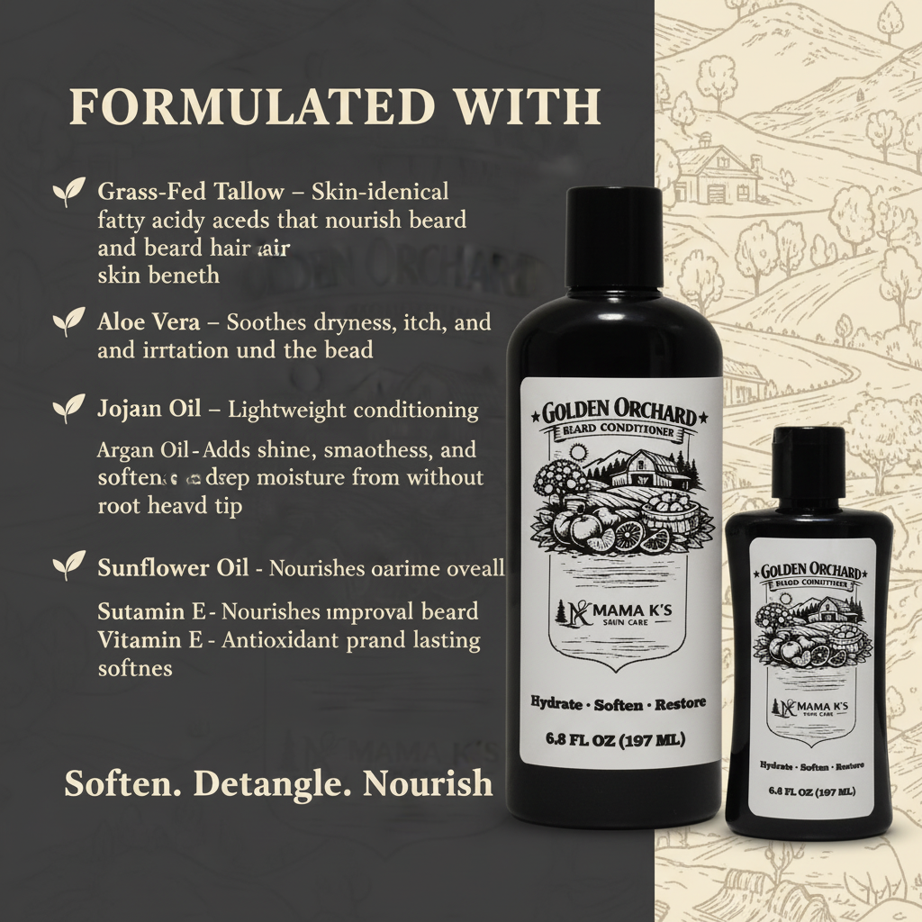 Golden Orchard Beard Conditioner Formulated With