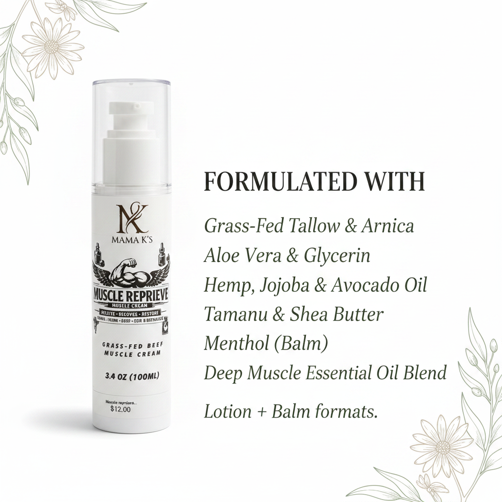 Muscle Reprieve Formulated With tile