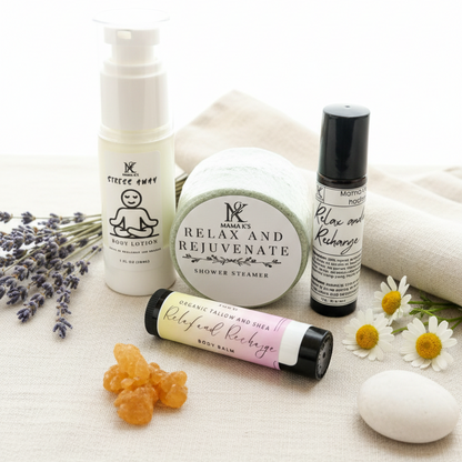 Calm Within Natural Stress Relief Gift Set - Clean White Marble Hero Shot